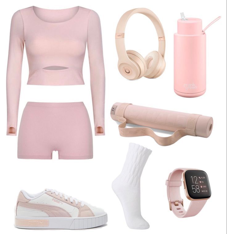 My version of pink Pilates princess essentials, inspired by @tiffanyng