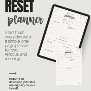 The Reset Planner